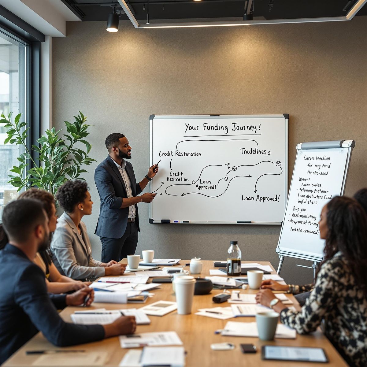 Learners at Trade Afrika Academy